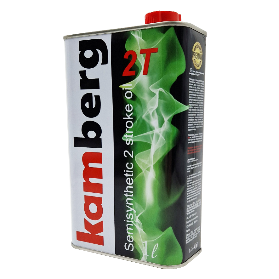 Мастило 2Т Kamberg напівсинтетика ЗЕЛЕНЕ 1Л(ж.б)-12шт.ящ